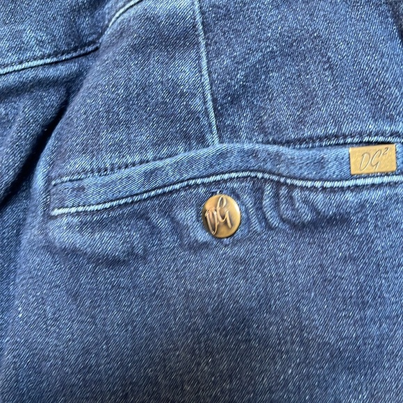 DG2 Stretch Indigo Bermuda Jean Sorts 16W - Picture 2 of 6